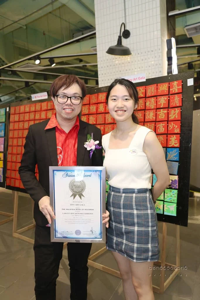 Tiny Art Gala miniature art exhibition image founded by Serah Siew.