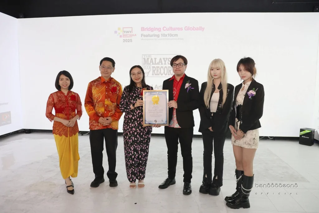 Tiny Art Gala miniature art exhibition image founded by Serah Siew.