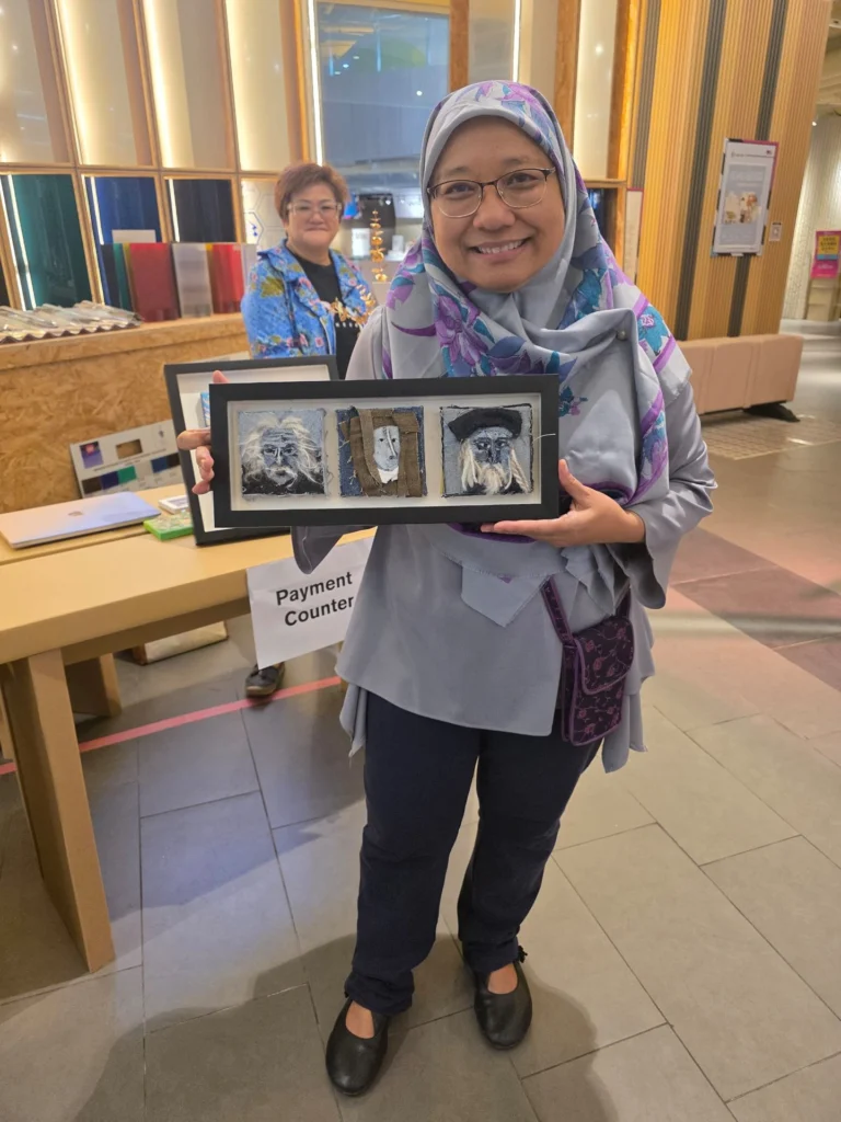Tiny Art Gala miniature art exhibition image founded by Serah Siew.