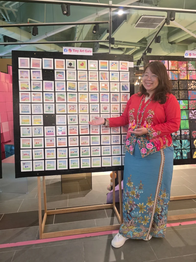 Tiny Art Gala miniature art exhibition image founded by Serah Siew.