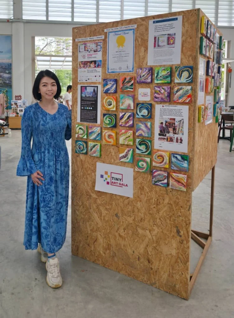Tiny Art Gala miniature art exhibition image founded by Serah Siew.