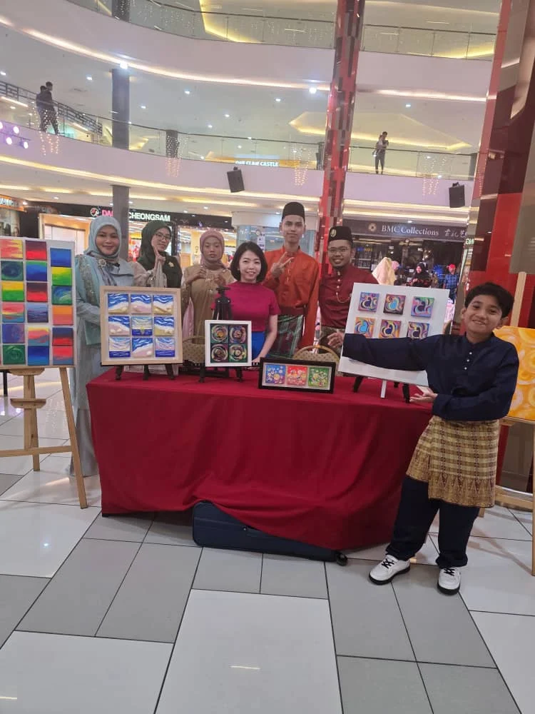 Tiny Art Gala miniature art exhibition image founded by Serah Siew.