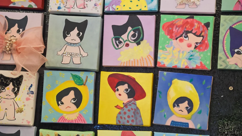 Tiny Art Gala miniature art exhibition image founded by Serah Siew.