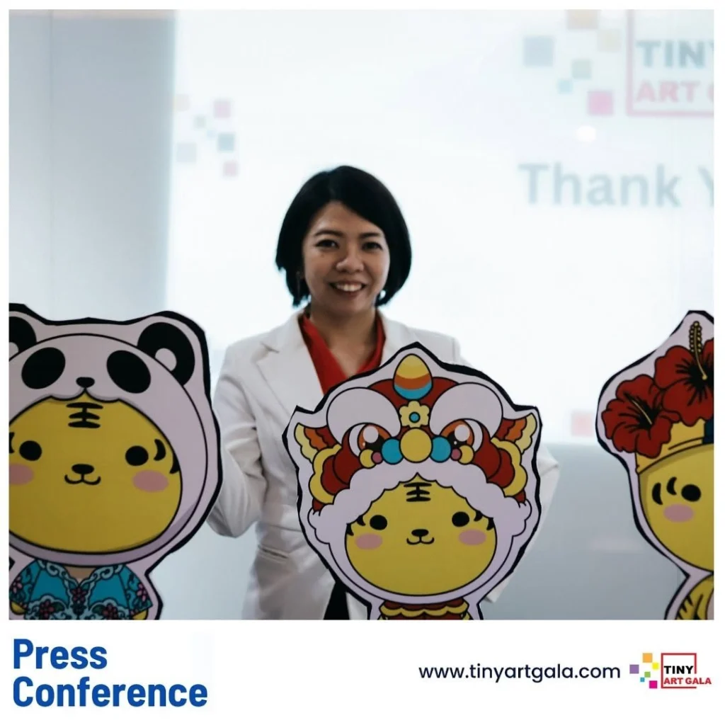 Tiny Art Gala miniature art exhibition image founded by Serah Siew.