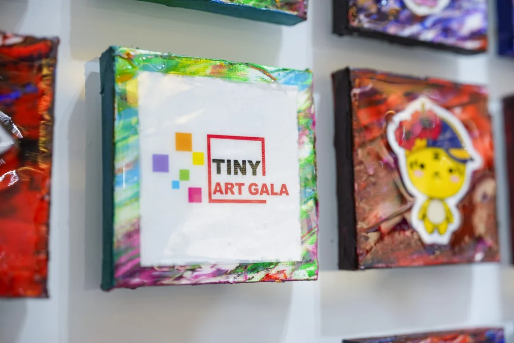 Tiny Art Gala miniature art exhibition image founded by Serah Siew.