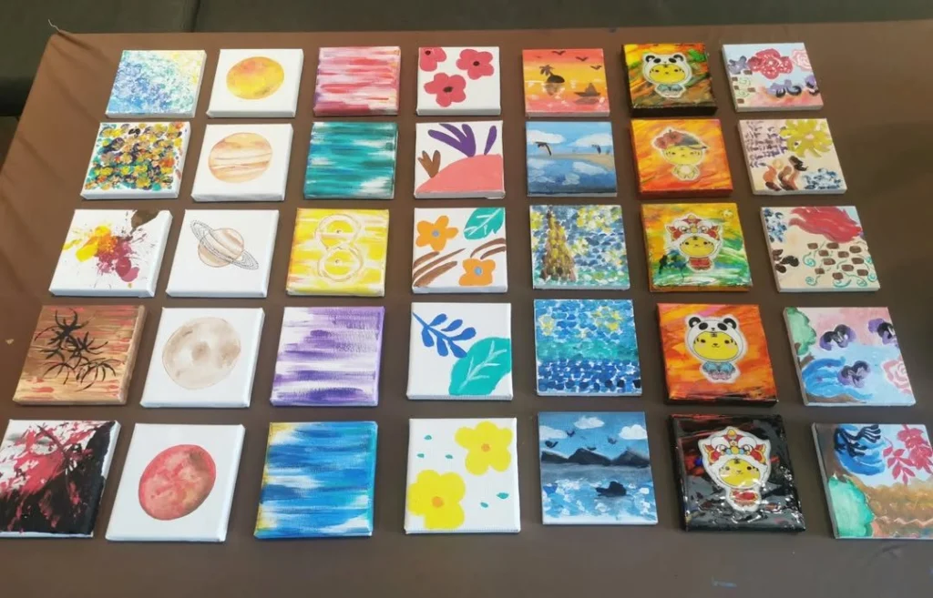 Tiny Art Gala miniature art exhibition image founded by Serah Siew.